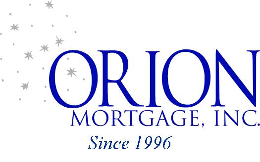 Orion Mortgage, INC. Since 1996 Logo
