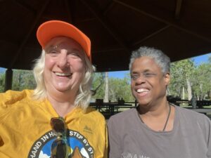 KIm Ann and Kijuana an Aftersight listener and hiker